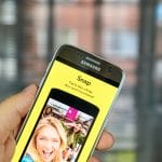 travel marketing snapchat in mobile image