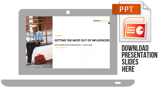 Getting the most out of Influencers MyTravelResearch.com