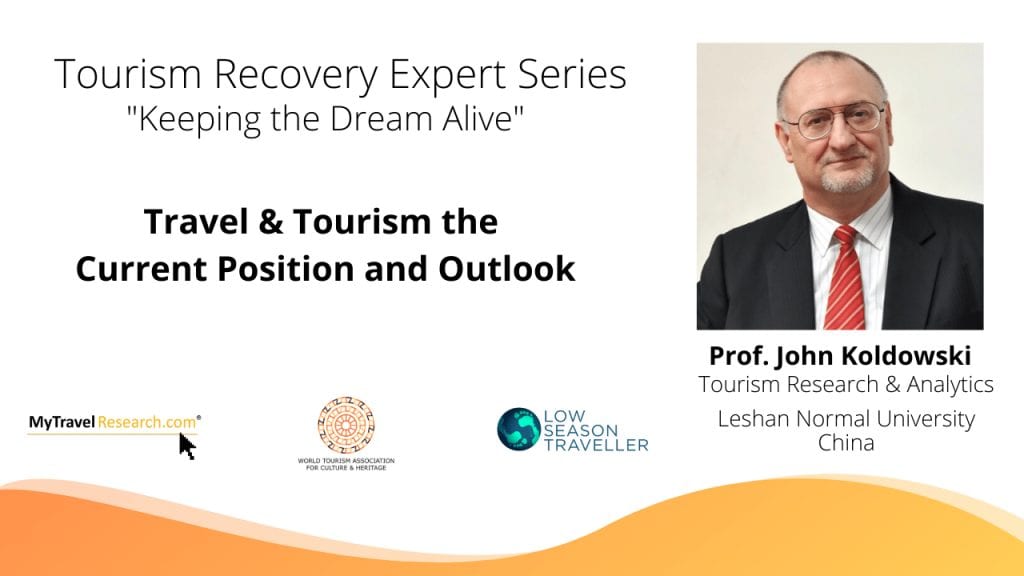 Tourism Expert Recovery Series Prof John Koldowski image